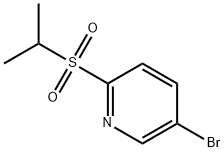 5-broMo-2-(isopropylsulfonyl)pyridine Struktur