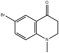 6-broMo-1-Methyl-2,3-dihydroquinolin-4-one Struktur