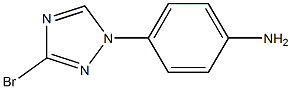 4-(3-broMo-1H-1,2,4-triazol-1-yl)aniline Struktur