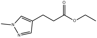 ethyl 3-(1-Methyl-1H-pyrazol-4-yl)propanoate Struktur