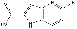 5-BroMo-4-azaindole-2-carboxylic acid Struktur