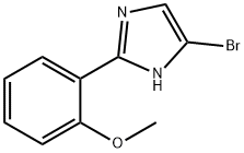 4-broMo-2-(2-Methoxyphenyl)-1H-iMidazole Struktur