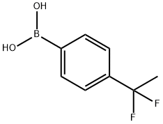 4-(1,1-difluoroethyl)phenylboronic acid Struktur