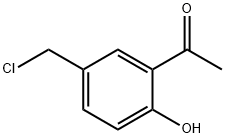 1-(5-ChloroMethyl-2-hydroxy-phenyl)-ethanone Struktur