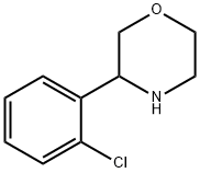 3-(2-chlorophenyl)Morpholine Struktur