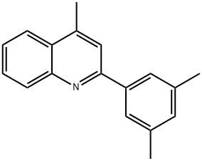 2-(3,5-DiMethyl-phenyl)-4-Methyl-quinoline Struktur