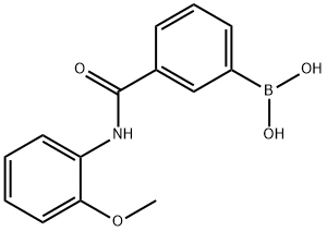 (3-((2-Methoxyphenyl)carbaMoyl)phenyl)boronic acid Struktur