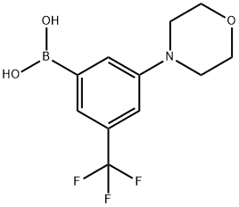 (3-Morpholino-5-(trifluoroMethyl)phenyl)boronic acid Struktur