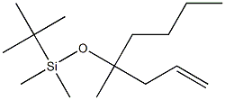 tert-ButyldiMethyl((4-Methyloct-1-en-4-yl)oxy)silane Struktur