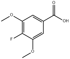 4-Fluoro-3,5-diMethoxybenzoic Acid Struktur