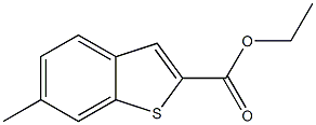 Ethyl 6-Methyl-1-benzothiophene-2-carboxylate Struktur