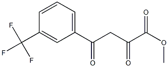 methyl 2,4-dioxo-4-[3-(trifluoromethyl)phenyl]butanoate Struktur