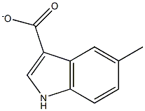 5-Methylindole-3-carboxylate Struktur