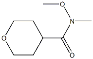 N-Methoxy-N-Methyl-tetrahydro-2H-pyran-4-carboxaMide Struktur