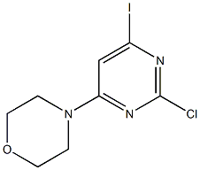 4-(2-Chloro-6-iodo-pyriMidin-4-yl)-Morpholine Struktur