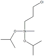 3-CHLOROPROPYLMETHYLDIISOPROPOXYSILANE Struktur