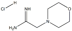 2-MorpholinoacetiMidaMide hydrochloride Struktur