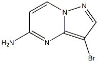 3-BroMopyrazolo[1,5-a]pyriMidin-5-aMine Struktur