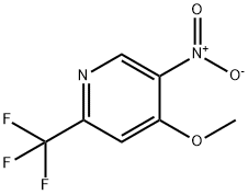 4-Methoxy-5-nitro-2-(trifluoroMethyl)pyridine Struktur