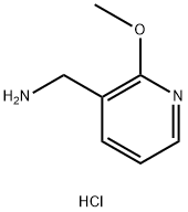 (2-Methoxypyridin-3-yl)MethanaMine hydrochloride Struktur