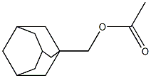 ADAMANTAN-1-YLMETHYL ACETATE Struktur