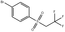 1-broMo-4-((2,2,2-trifluoroethyl)sulfonyl)benzene Struktur