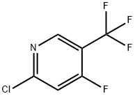 2-CHLORO-4-Fluoro-5-(trifluoroMethyl)pyridine Struktur