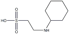 2-(CyclohexylaMino)ethanesulfonic acid Struktur