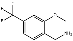 2-METHOXY-4-(TRIFLUOROMETHYL)BENZYLAMINE Struktur