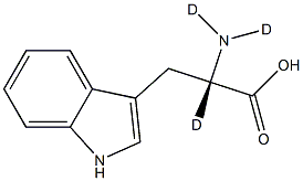 Tryptophan-d3 Struktur