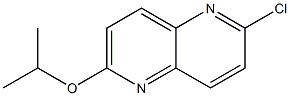 6-chloro-2-isopropoxy-1,5-naphthyridine Struktur