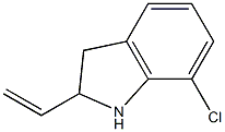 7-Chloro-2-vinyl-2,3-dihydro-1H-indole Struktur