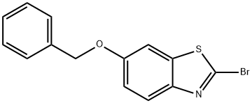 6-Benzyloxy-2-broMo-benzothiazole Struktur