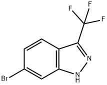 6-broMo-3-(trifluoroMethyl)-1H-indazole Struktur