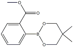 Methyl 2-(5,5-diMethyl-1,3,2-dioxaborinan-2-yl)benzoate Struktur