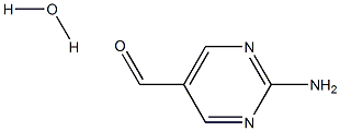 2-AMinopyriMidine-5-carbaldehyde hydrate Struktur