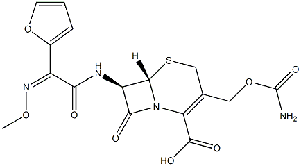 頭孢呋辛酯雜質(zhì)B 結(jié)構(gòu)式