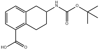 potassiuM 6-(tert-butoxycarbonylaMino)-5,6,7,8-tetrahydronaphthalene-1-carboxylate Struktur