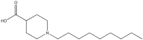 1-nonylpiperidine-4-carboxylic acid Struktur