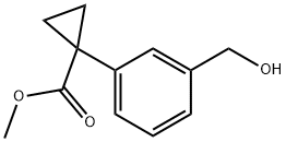 Methyl 1-[3-(hydroxyMethyl)phenyl]cyclopropane-1-carboxylate Struktur