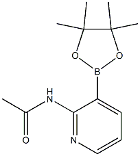 N-(3-(4,4,5,5-TETRAMETHYL-1,3,2-DIOXABOROLAN-2-YL)PYRIDIN-2-YL)ACETAMIDE Struktur