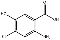 2-AMino-4-chloro-5-hydroxybenzoic Acid Struktur