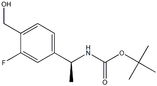 (S)-TERT-BUTYL (1-(3-FLUORO-4-(HYDROXYMETHYL)PHENYL)ETHYL)CARBAMATE