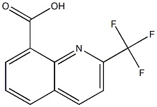 2-Trifluoromethyl-8-quinolinecarboxylic acid Struktur