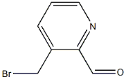 3-(bromomethyl)pyridine-2-carbaldehyde Struktur