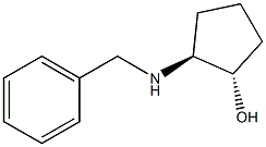 (1S, 2S)-2-Benzylamino-1-cyclopentanol Struktur