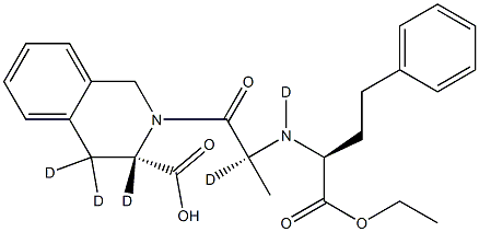 Quinapril-d5 Struktur