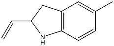 5-Methyl-2-vinyl-2,3-dihydro-1H-indole Struktur