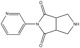 2-Pyridin-3-yl-tetrahydro-pyrrolo[3,4-c]pyrrole-1,3-dione Struktur