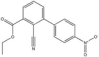 ethyl 2-cyano-4'-nitro-[1,1'-biphenyl]-3-carboxylate Struktur